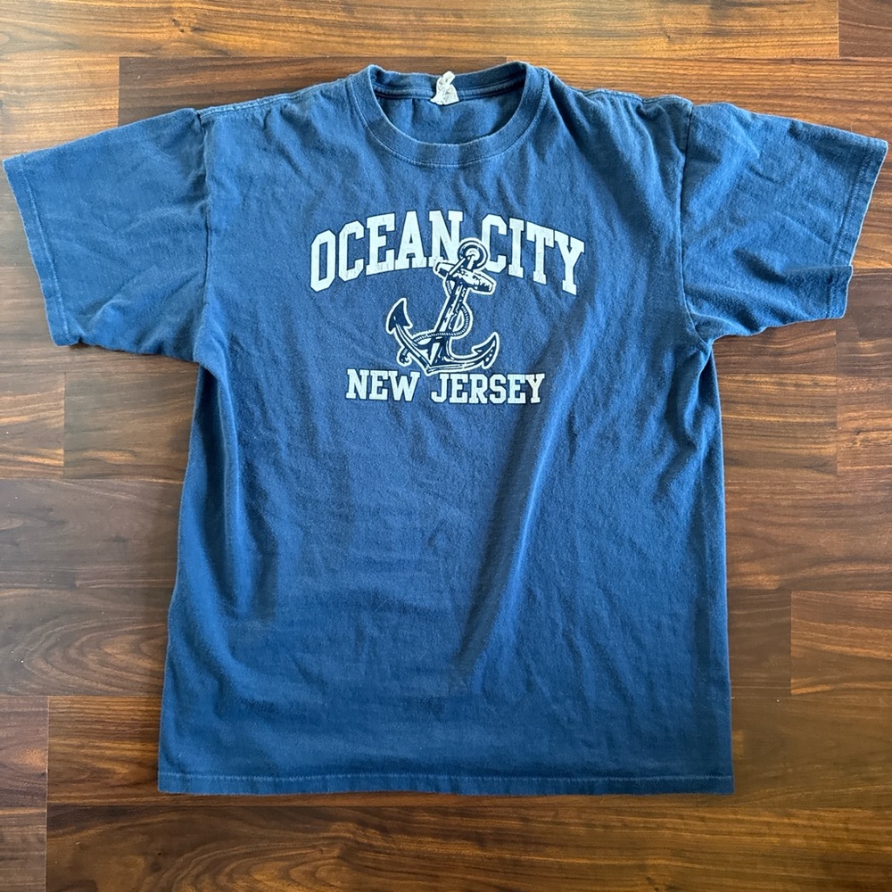 Vintage Ocean City New Jersey Blue T-Shirt
